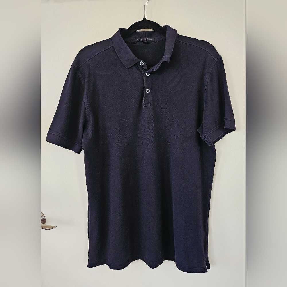 Robert Barakett Black Polo Shirt